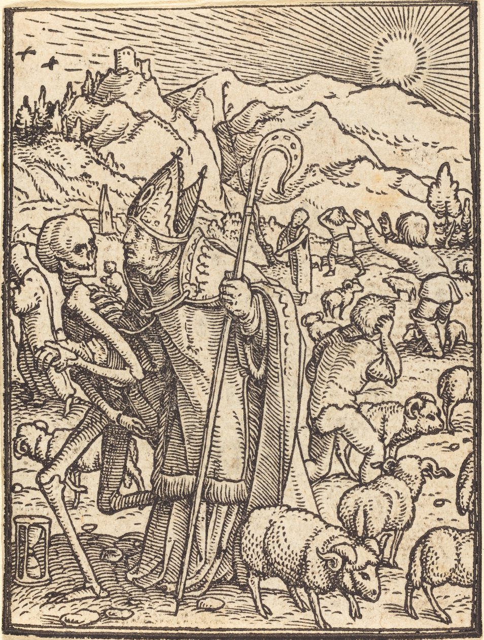 Il vescovo da Hans Holbein der Jüngere