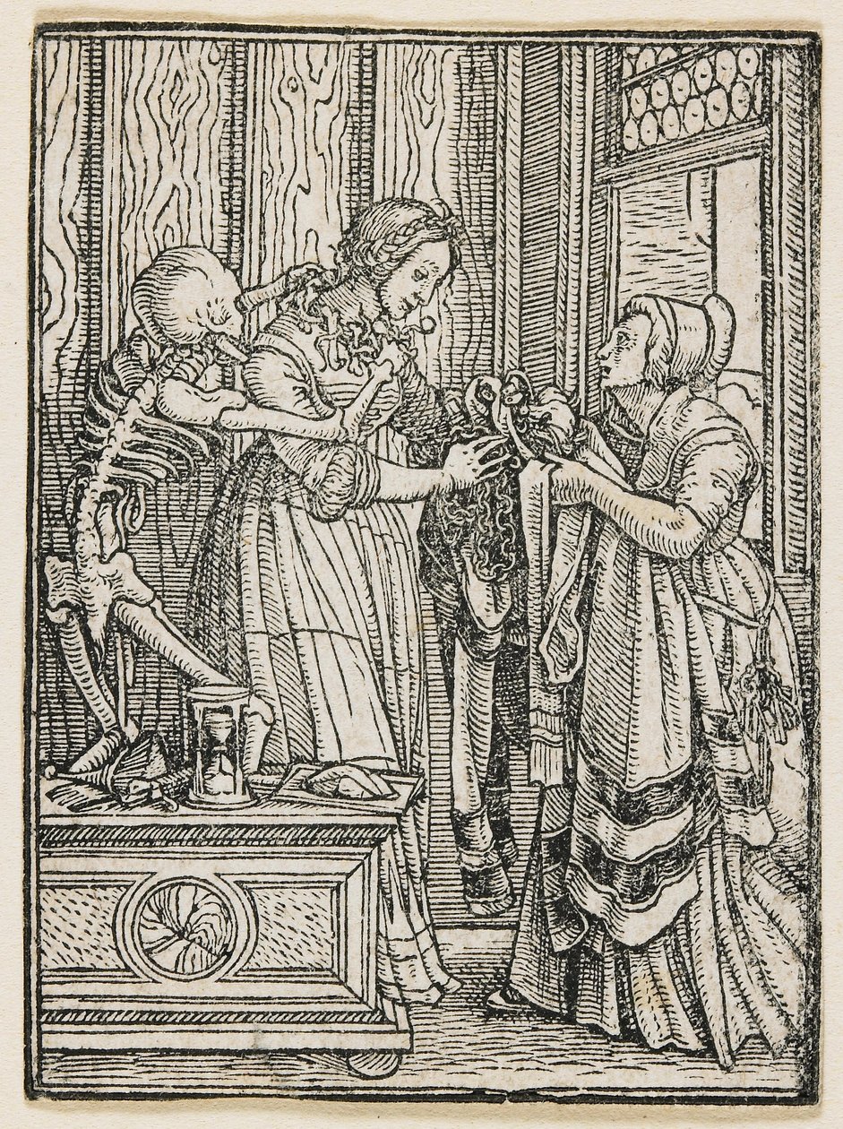 La contessa da *La danza della morte* (Lione), 1538 da Hans Holbein the Younger