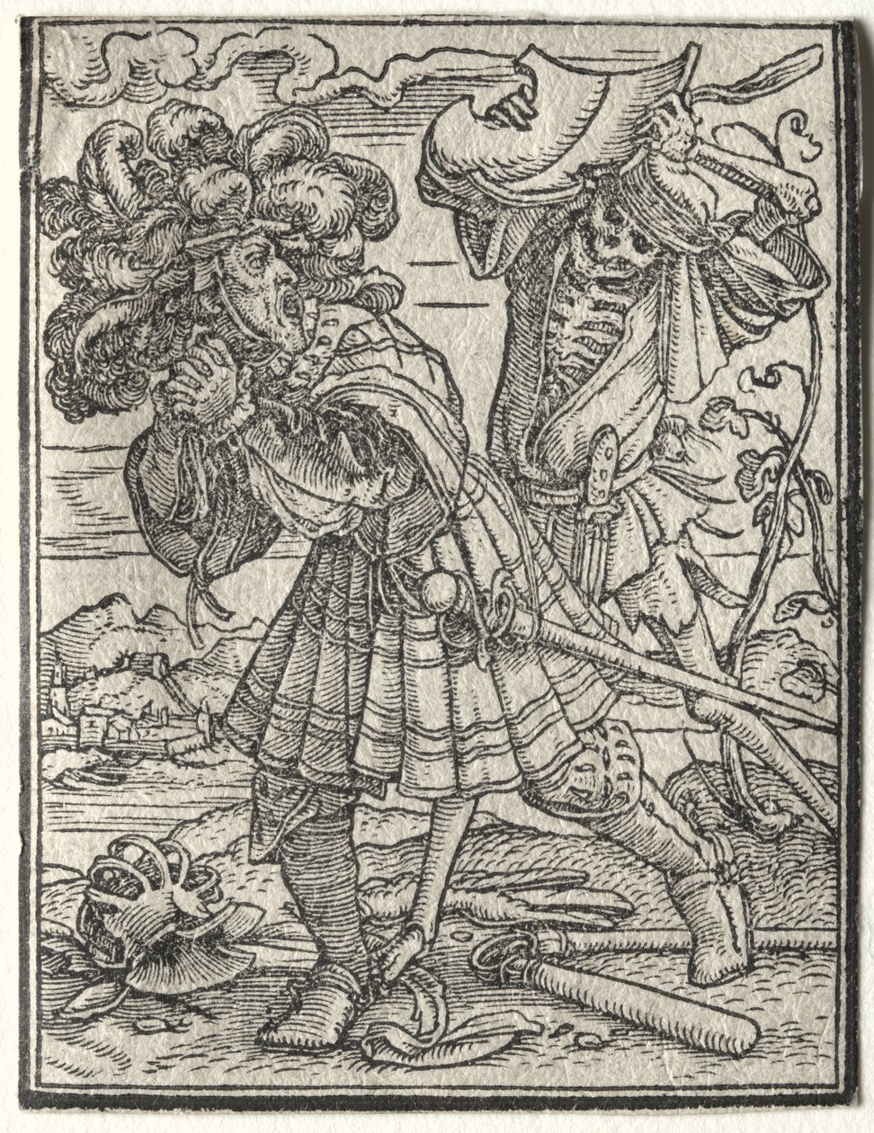 La danza della morte: Il conte da Hans Holbein the Younger