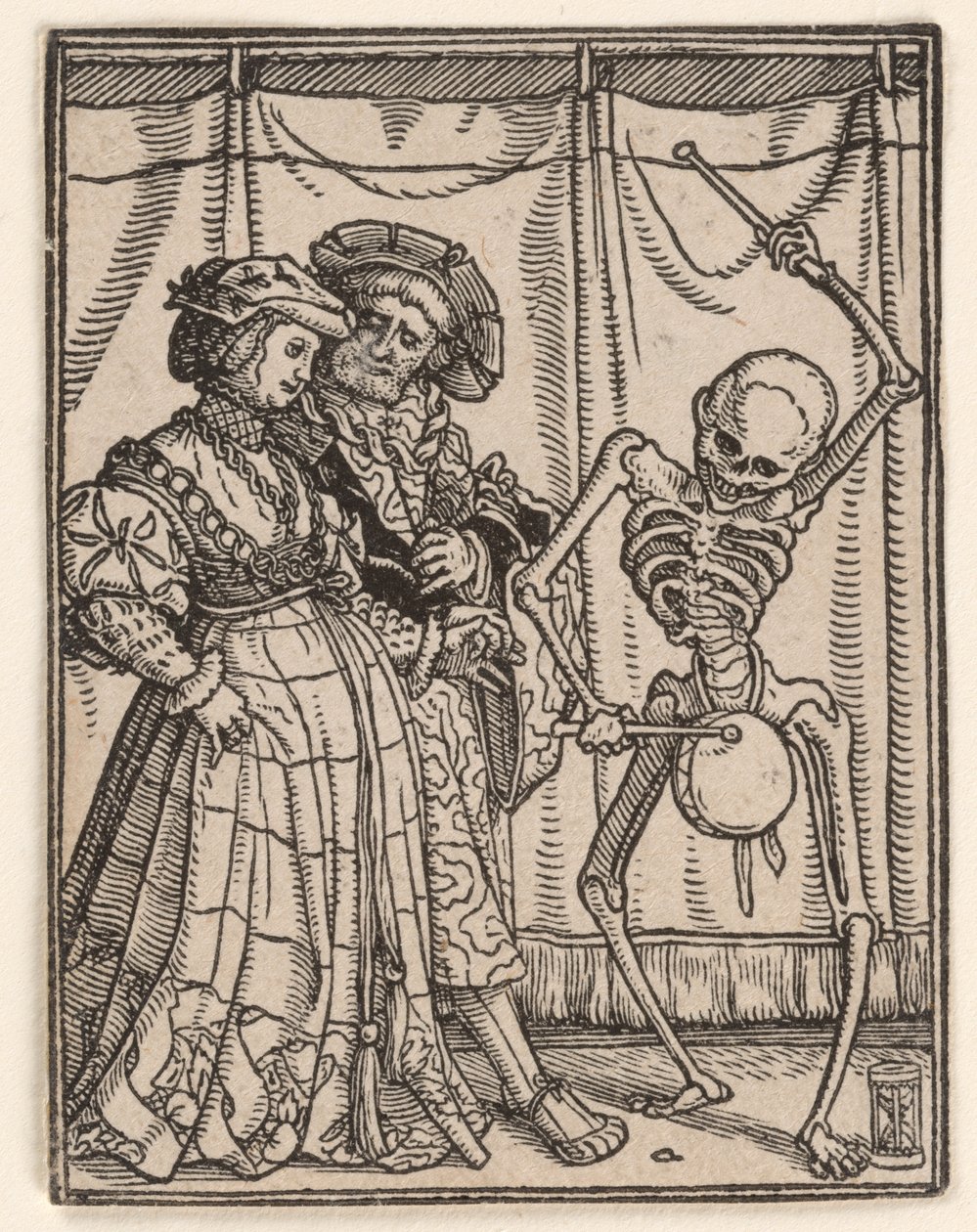 La nobildonna, da «La danza della morte» da Hans Holbein the Younger