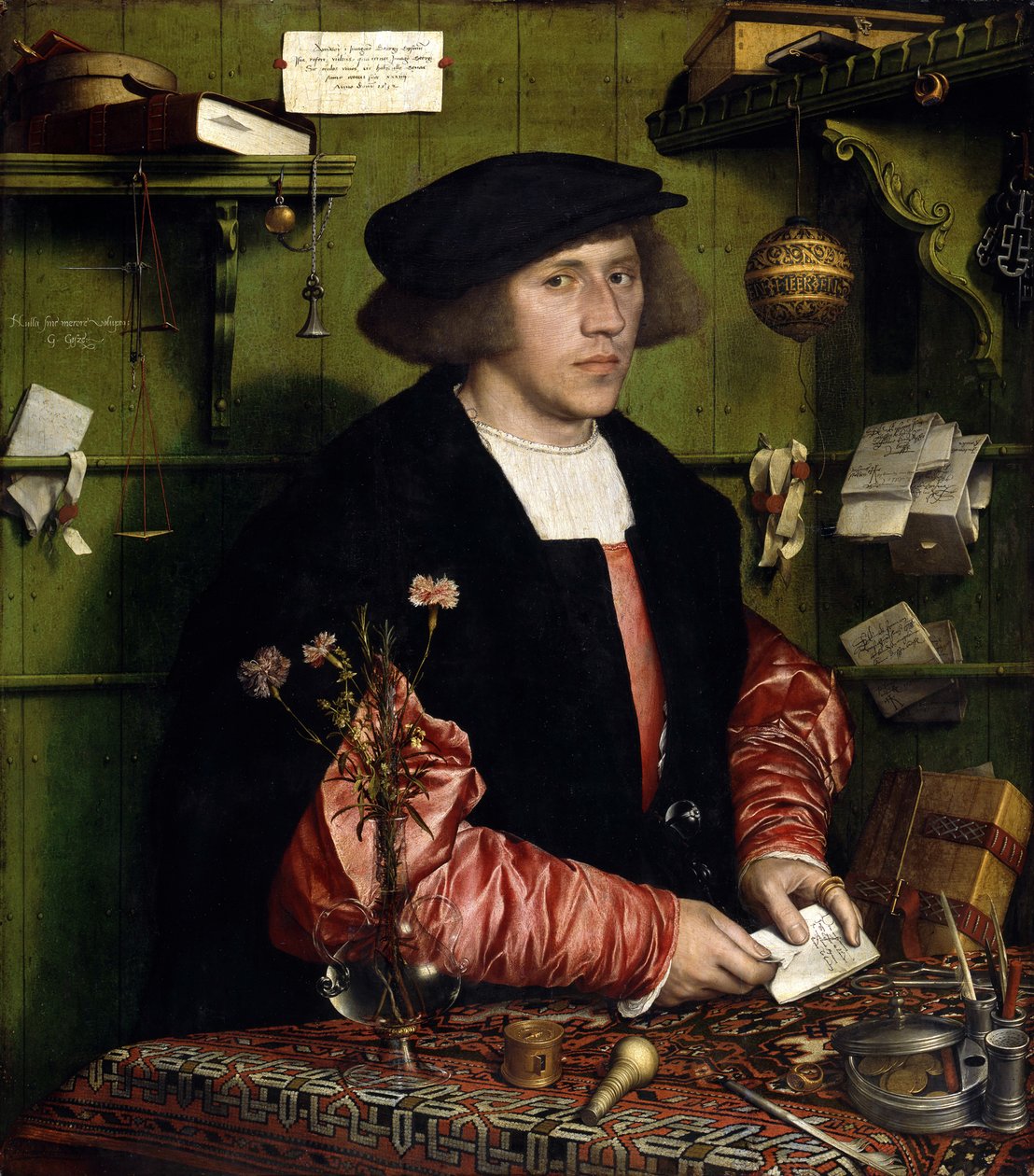 Il mercante Giorgio Gisze (1497-1562) da Hans Holbein the Younger