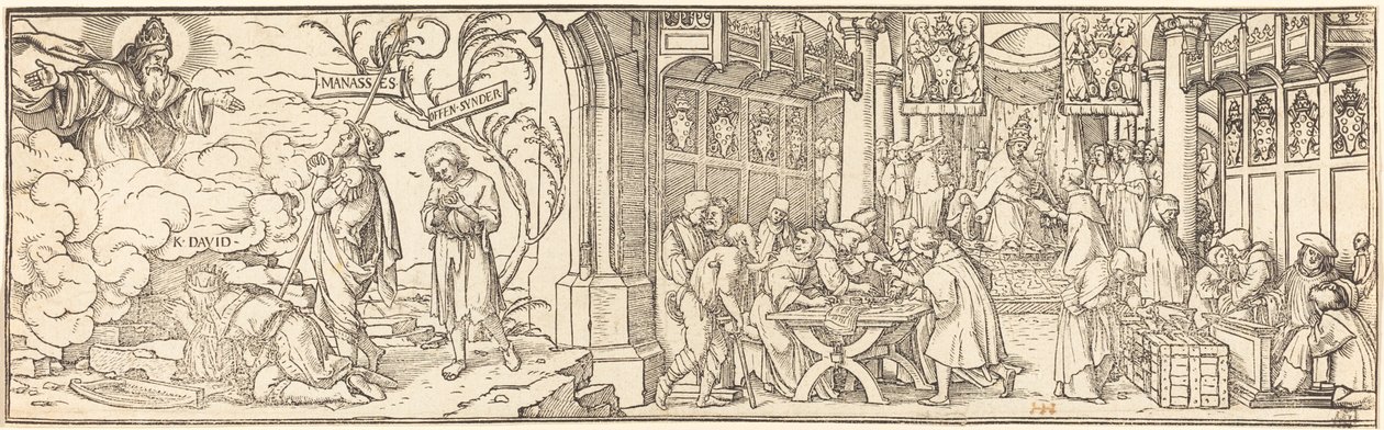 Traffico di indulgenze da Hans Holbein der Jüngere