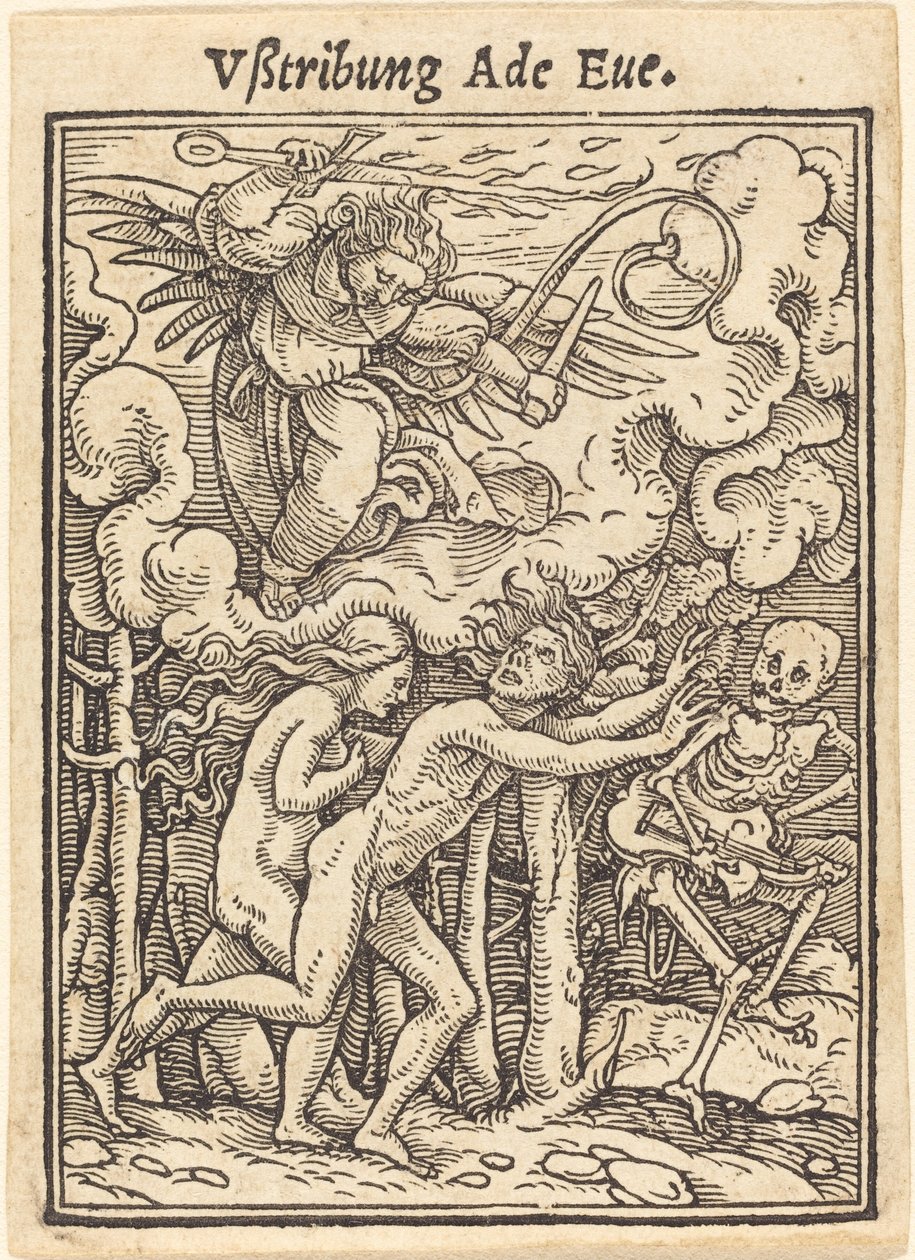 Vßtribung Ade Eue da Hans Holbein der Jüngere