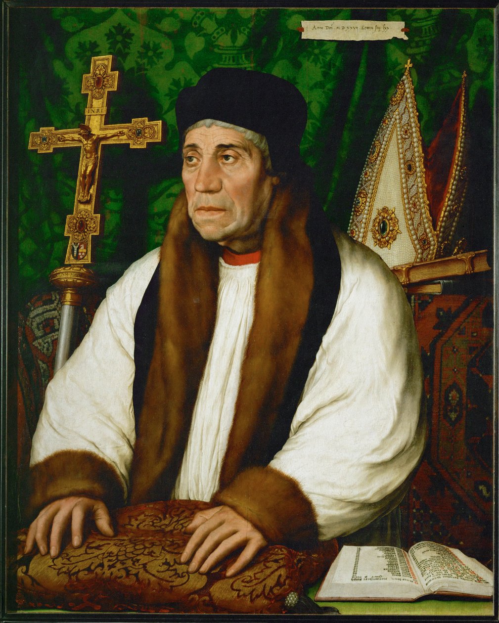 William Warham, arcivescovo di Canterbury ... da Hans Holbein the Younger