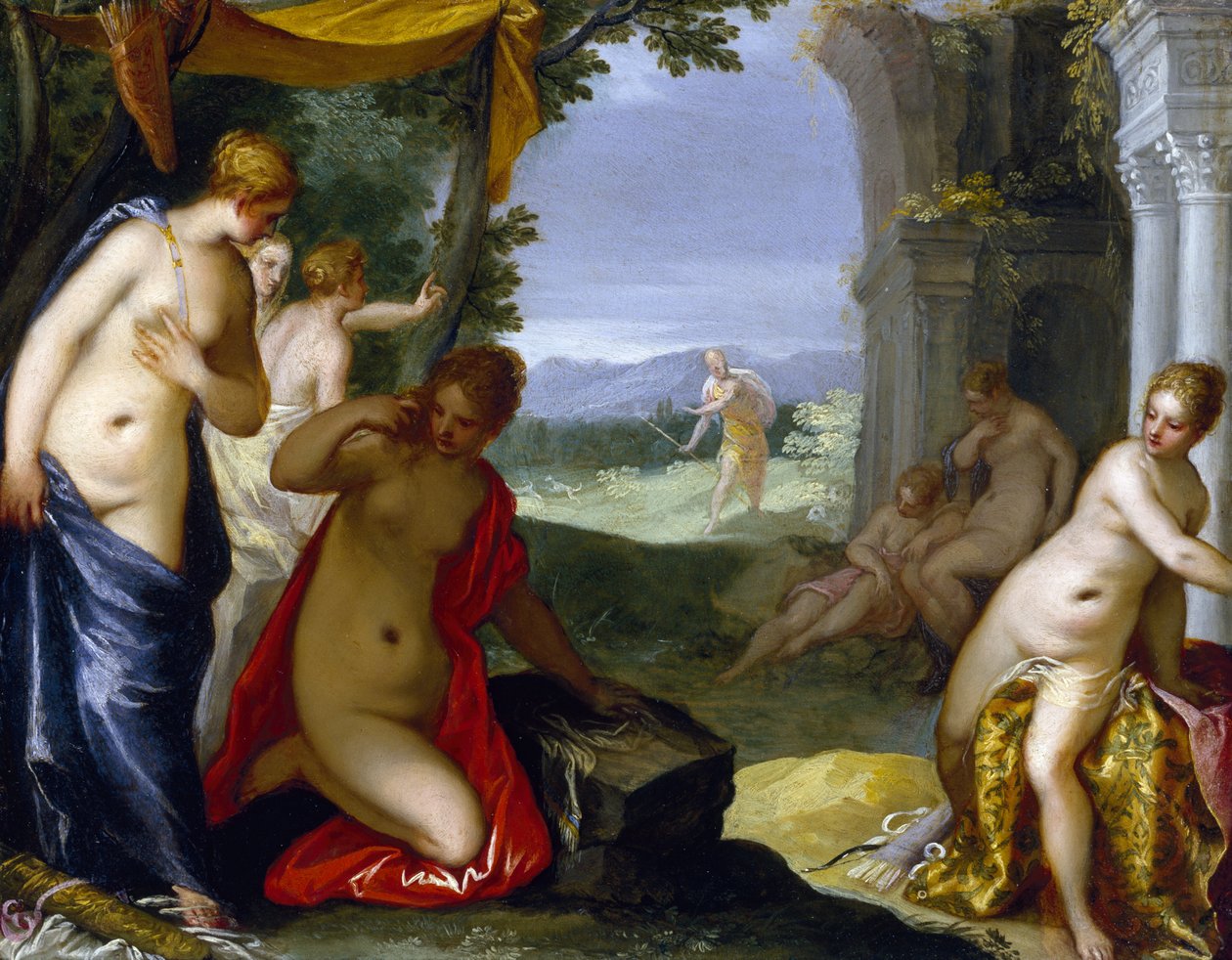 Diana e Atteone, c.1596-1606 da Hans I or Johann Rottenhammer
