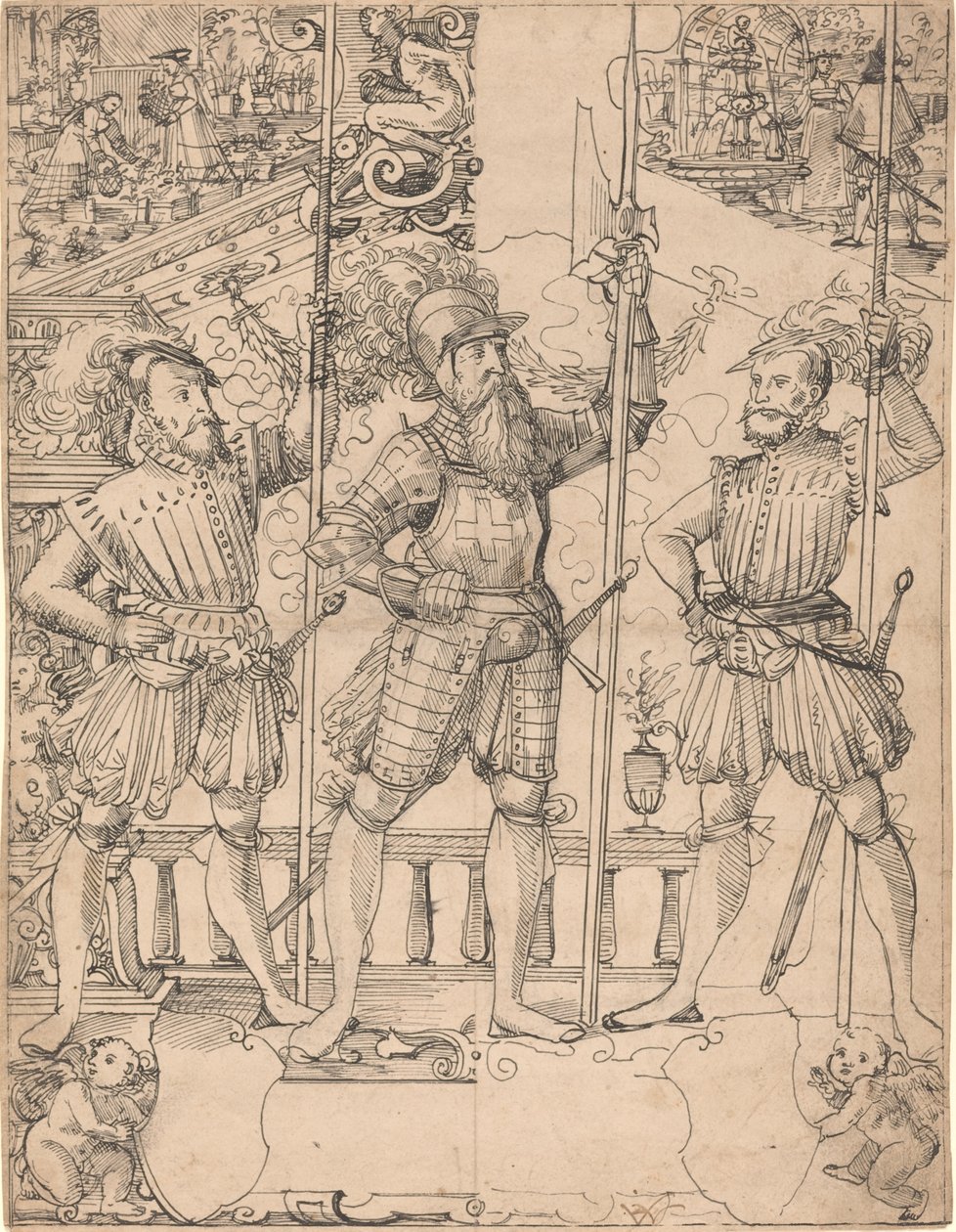 Alabardiere e due picchieri da Hans Jakob Plepp