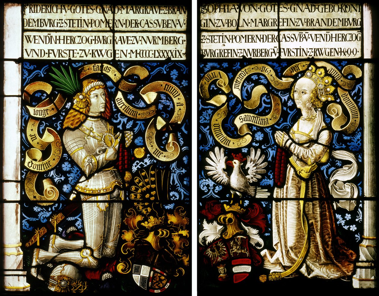 Margravio Federico di Brandeburgo-Ansbach 1460-1536 e sua moglie Sofia Jagiellon 1464-1512, 149 da Hans Kamberger