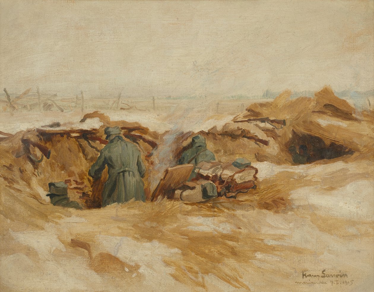 Trincea da Hans Larwin