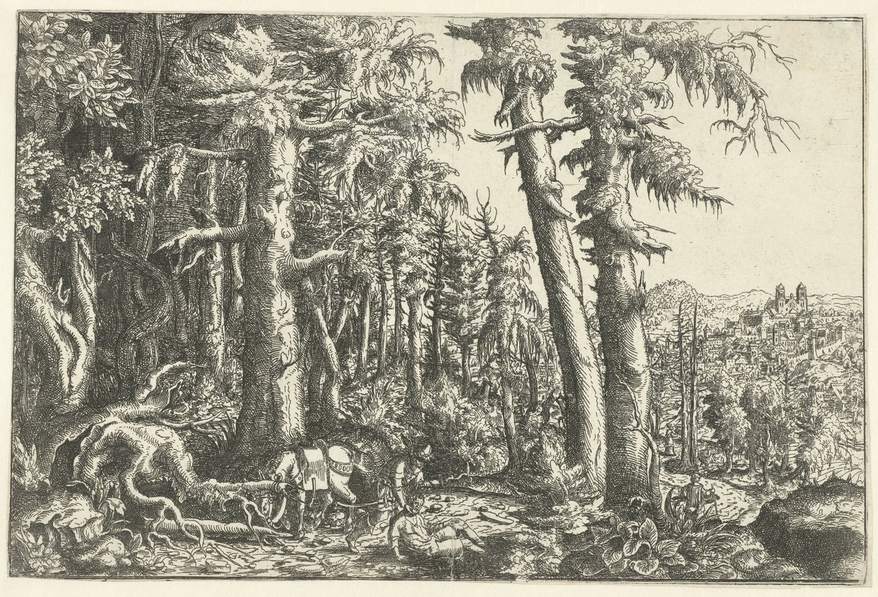 Paesaggio con il buon samaritano da Hans Lautensack