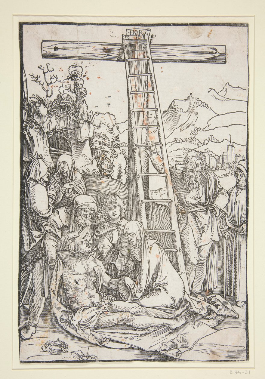 Compianto di Cristo (dalla Passione di Cristo) da Hans Leonard Schaufelein