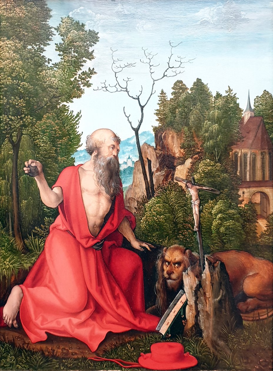 Tedesco: San Girolamo San Girolamo nel deserto da Hans Leonhard Schäufelein