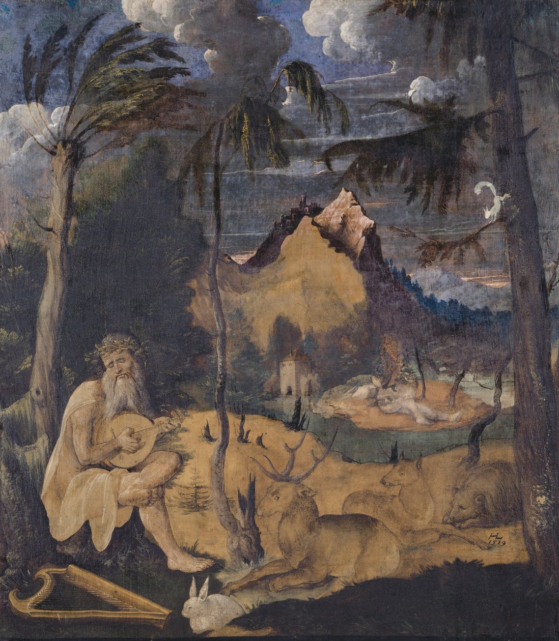 Orfeo tra gli animali da Hans Leu