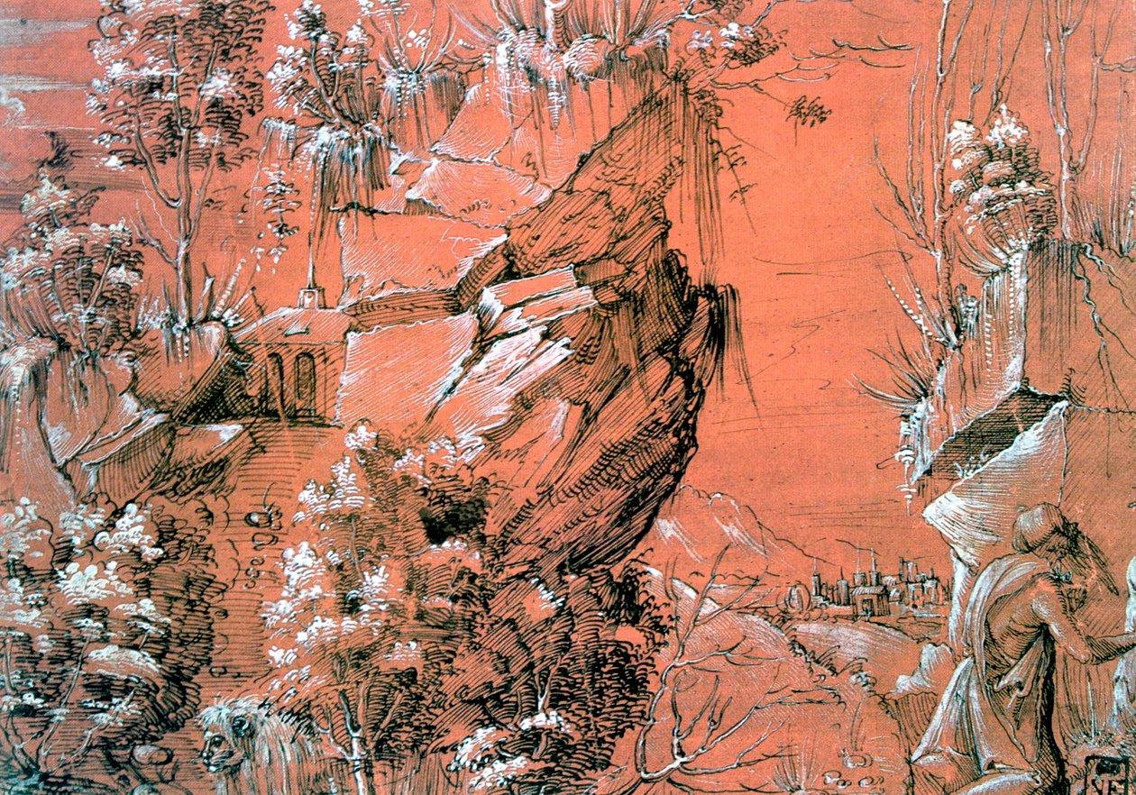 San Girolamo nel giardino da Hans Leu The Younger