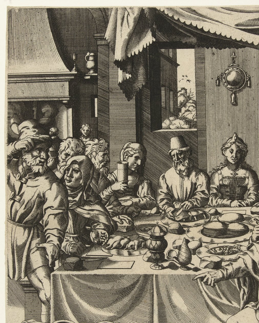 Nozze di Cana da Hans Liefrinck (I) (attributed to)