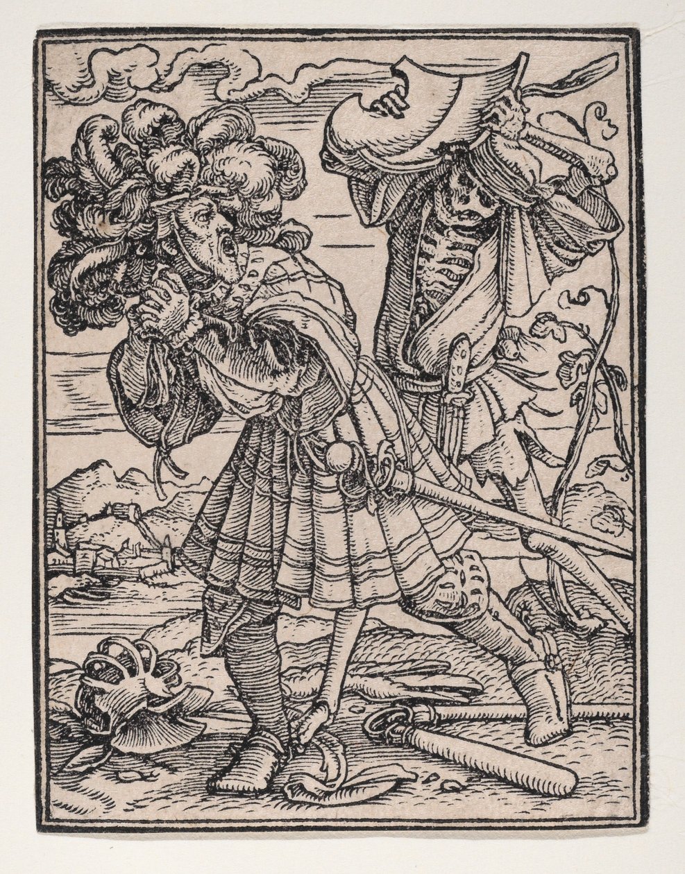 Il Conte, da La Danza della Morte da Hans Lützelburger