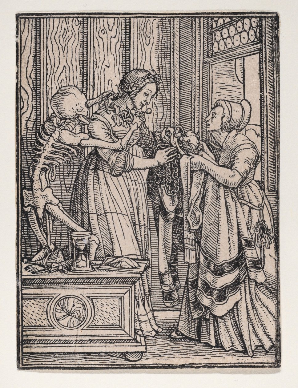 La contessa, da La danza della morte da Hans Lützelburger
