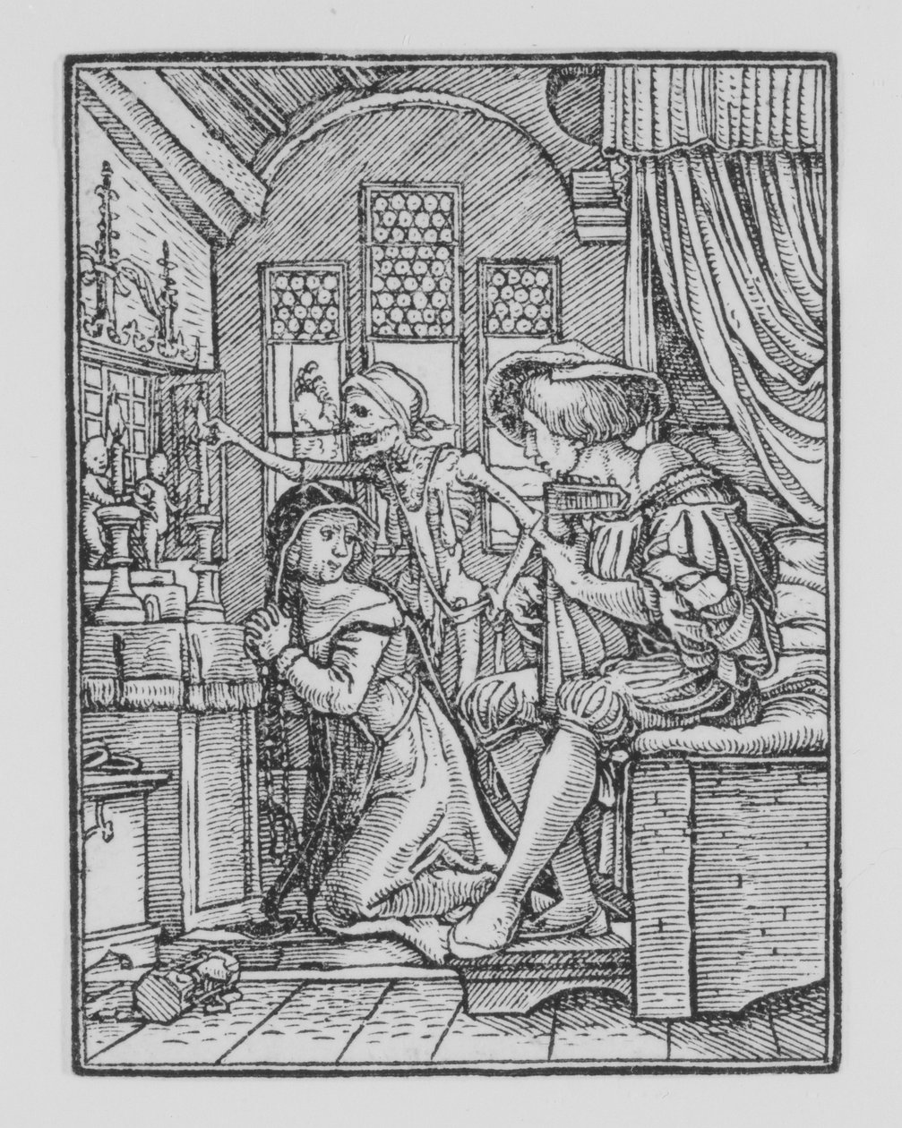 La suora, da La danza della morte da Hans Lützelburger