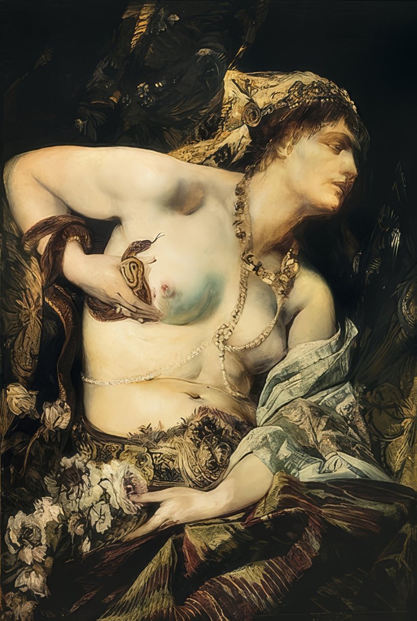 La morte di Cleopatra da Hans Makart