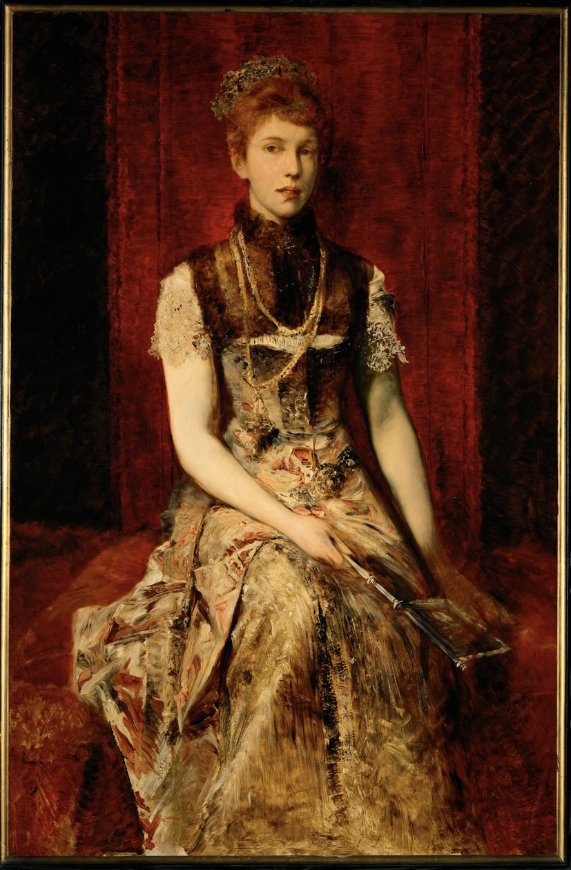 Dora Fournier-Gabillon ... (pittura su legno) da Hans Makart