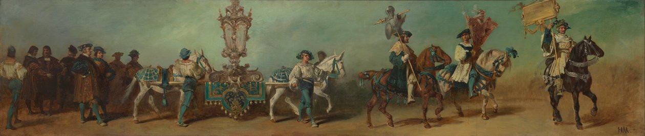 Progetto per il corteo festivo del 1879 - Gli stagnini da Hans Makart