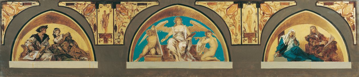 Holbein, Allegoria della pittura, Dürer da Hans Makart
