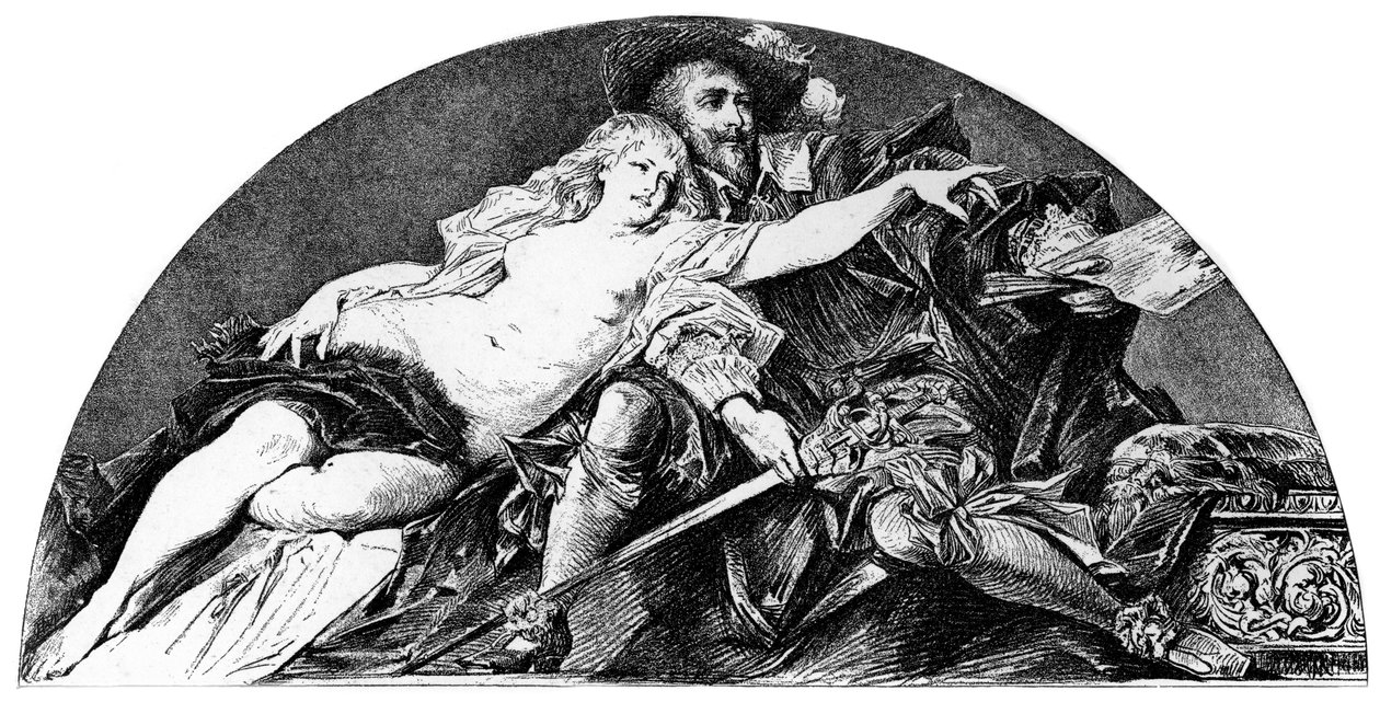 Peter Paul Rubens, artista barocco fiammingo, c1880-1882 da Hans Makart