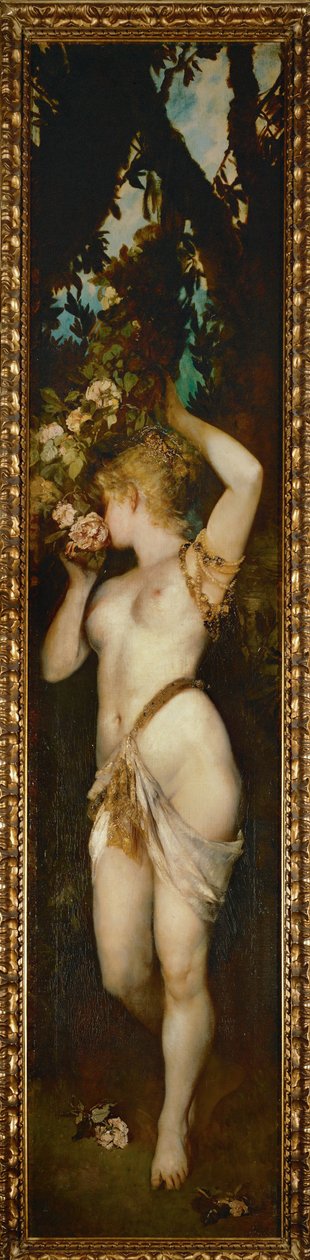Smell - dalla serie Die fuenf Sinne (olio su tela) da Hans Makart