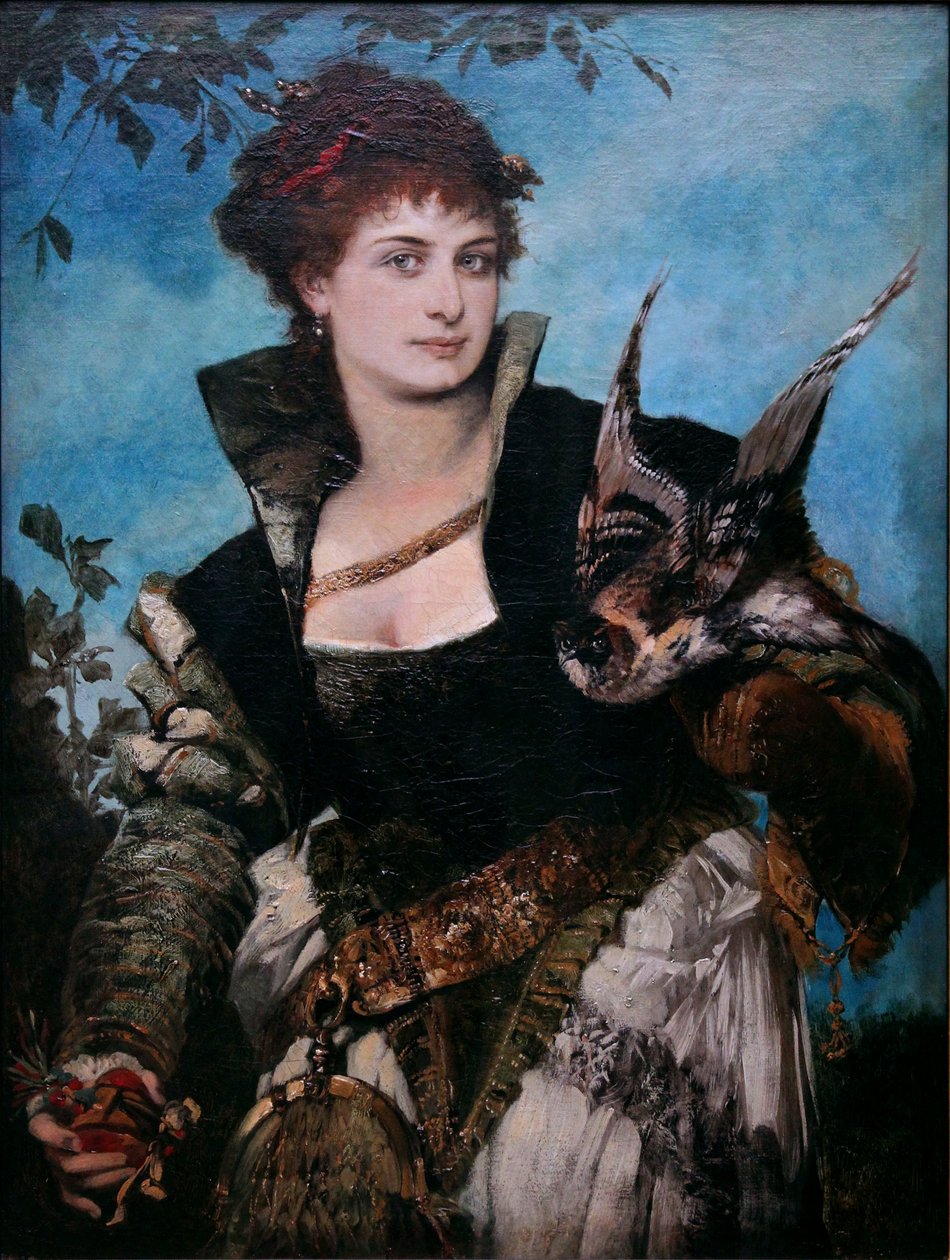 La Falconiera da Hans Makart