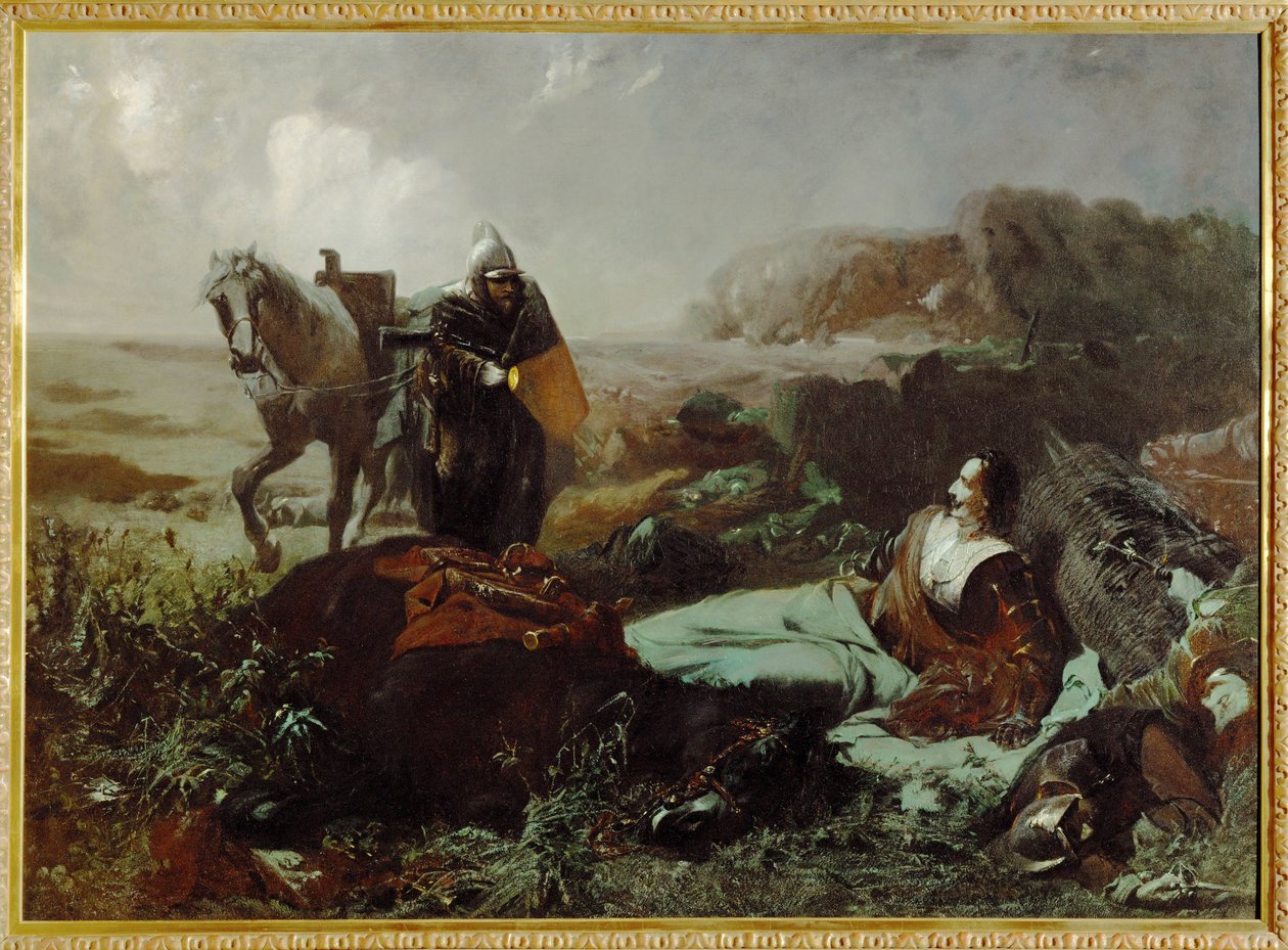 La morte del conte Pappenheim, generale durante la Guerra dei Trent