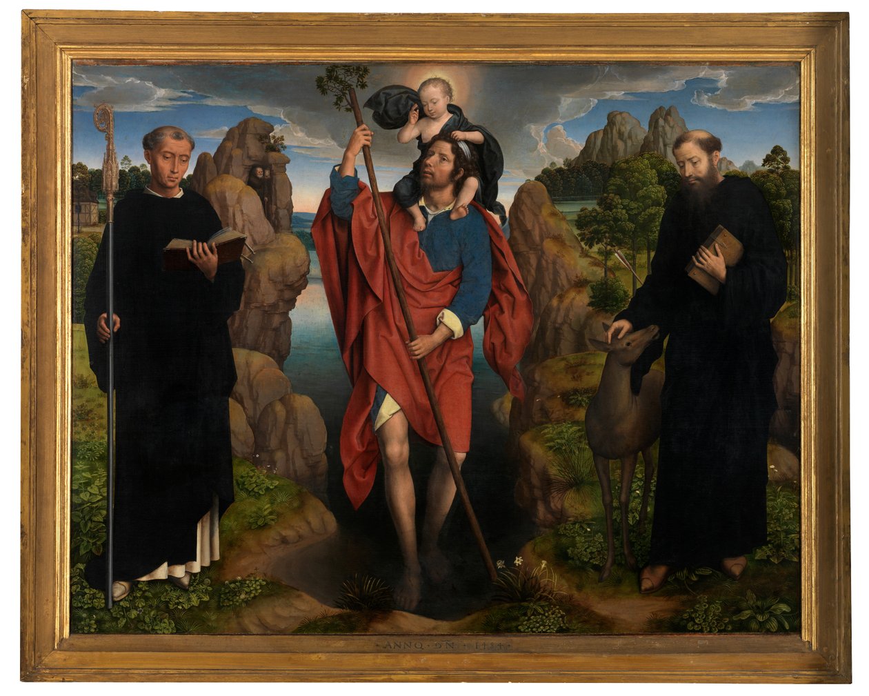 Pannello centrale del Trittico di Willem Moreel da Hans Memling