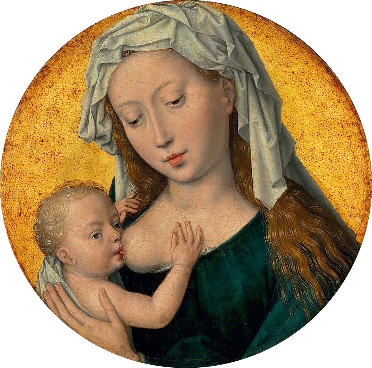 La Vergine Maria che allatta il Bambino Gesù da Hans Memling