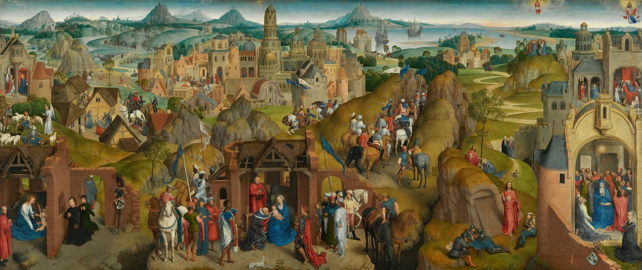 Le sette gioie di Maria da Hans Memling