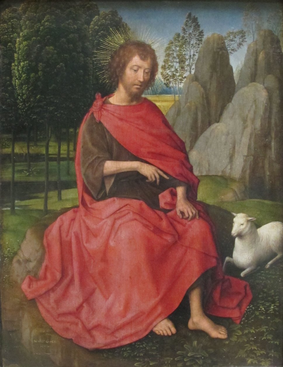 Olandese: Saint Jean-Baptiste San Giovanni Battista. da Hans Memling
