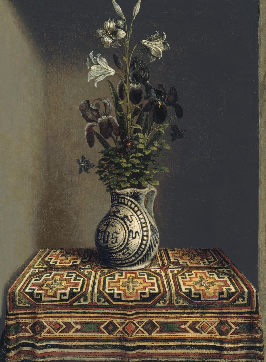 Fiori in una brocca da Hans Memling