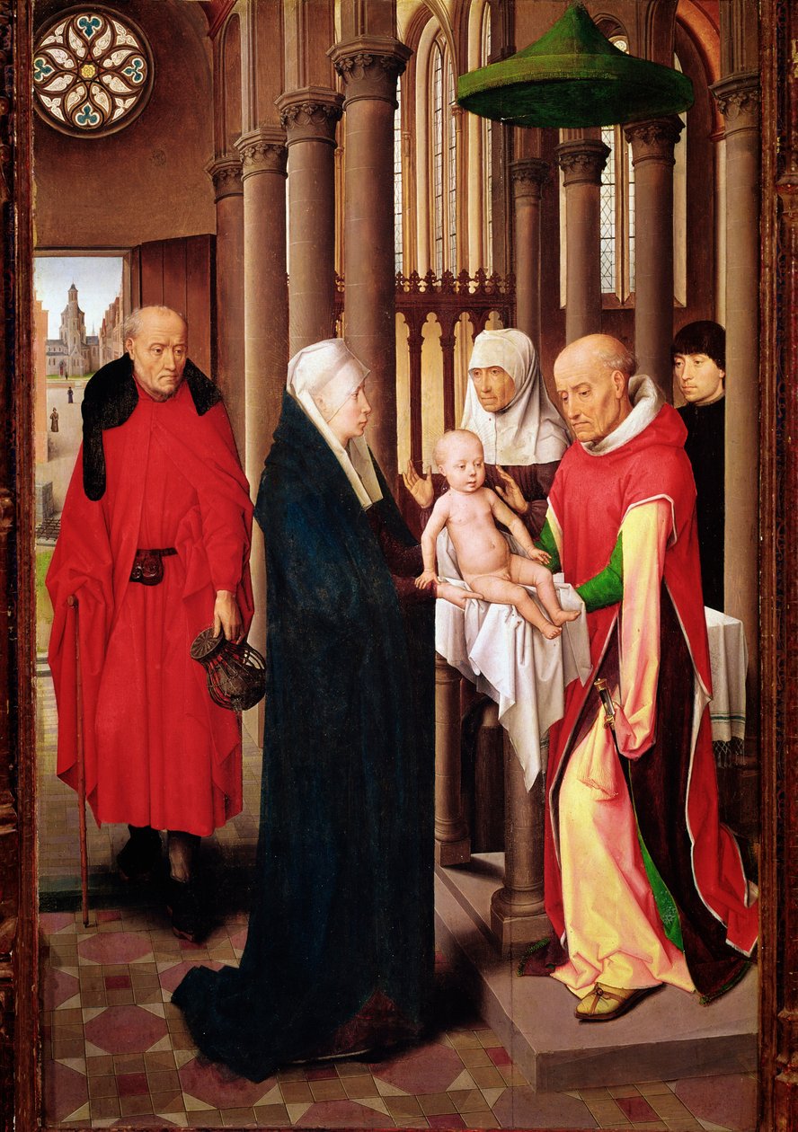 Presentazione al tempio. Pannello destro del Trittico dell