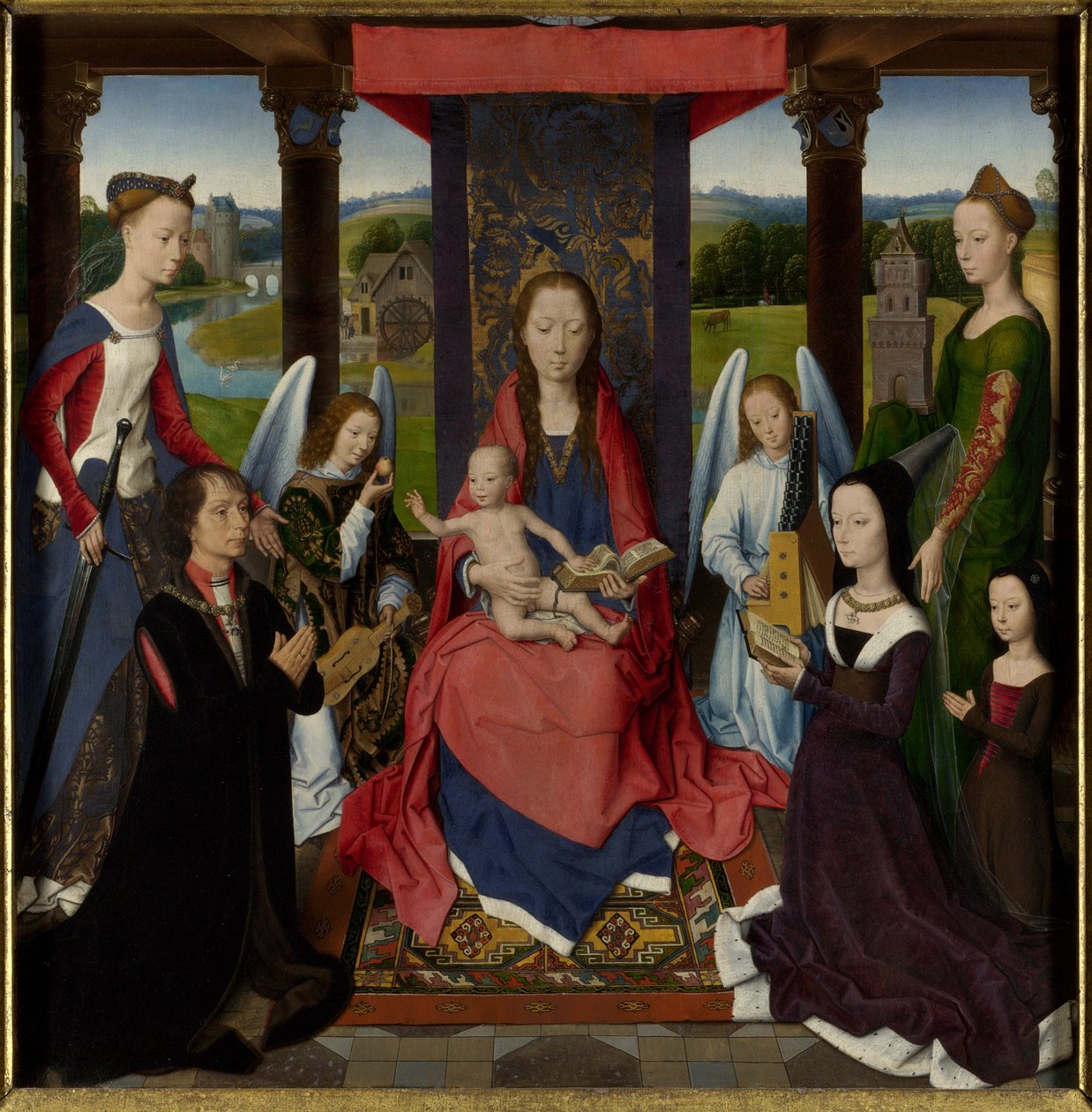 Il trittico di Donne da Hans Memling