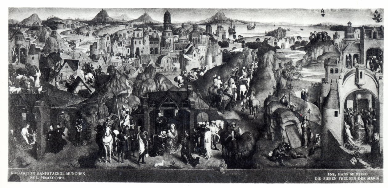 Le Sette Gioie della Vergine, 1480 da Hans Memling