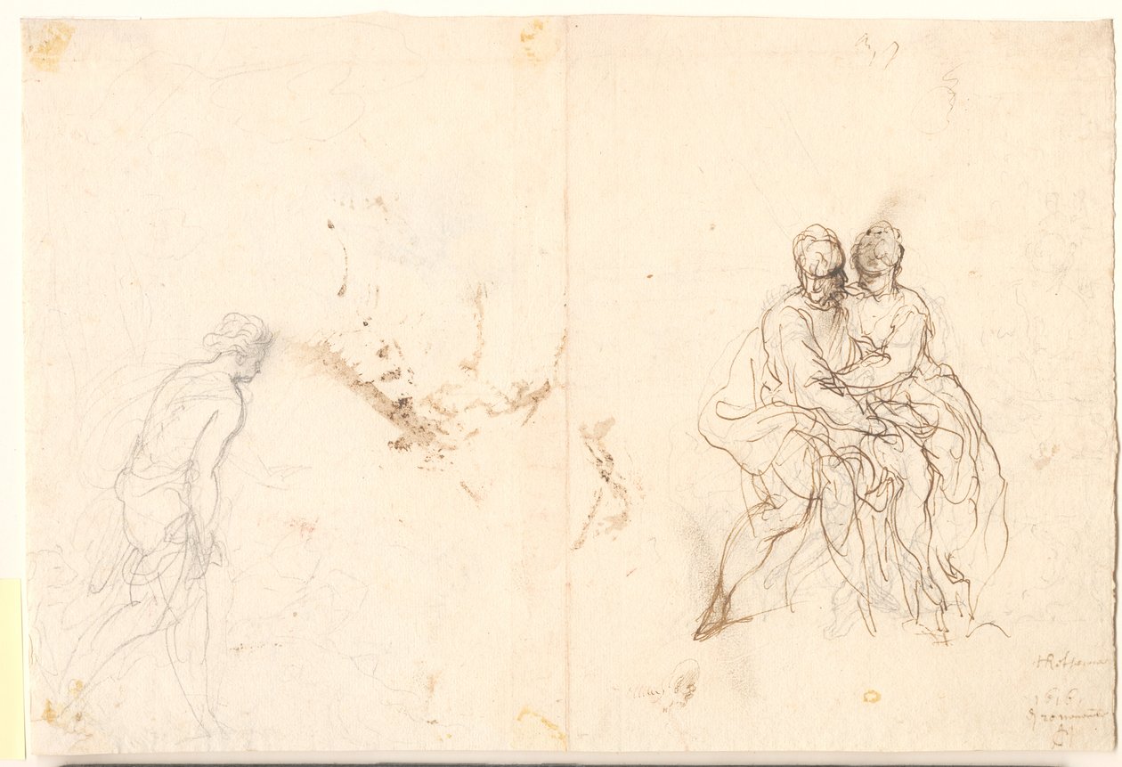 Studio di varie figure da Hans Rottenhammer