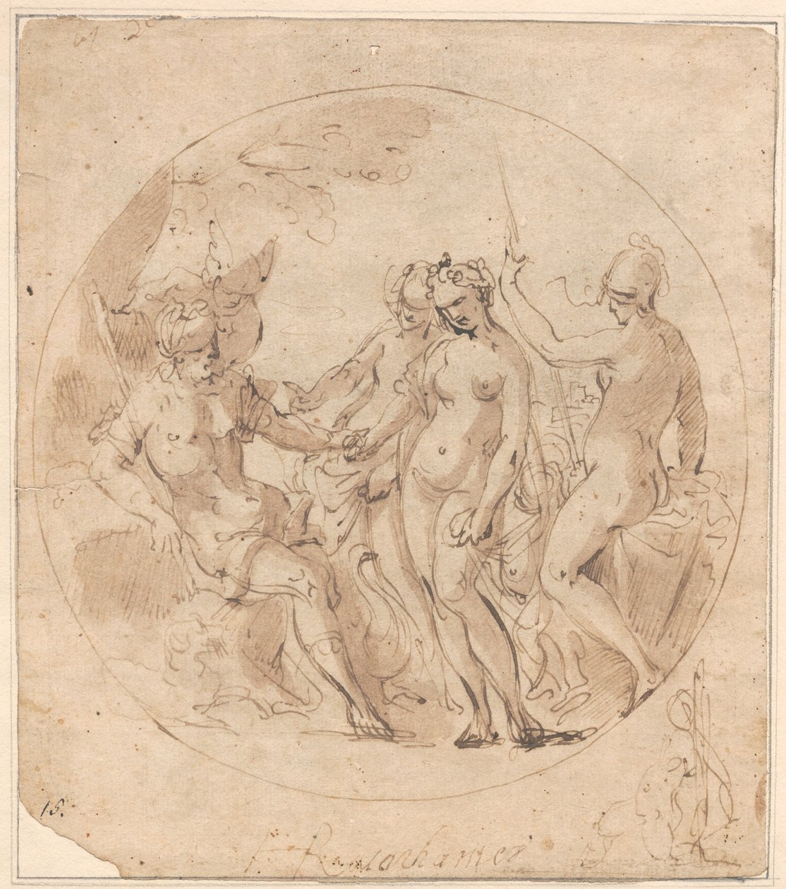 Il giudizio di Paride da Hans Rottenhammer