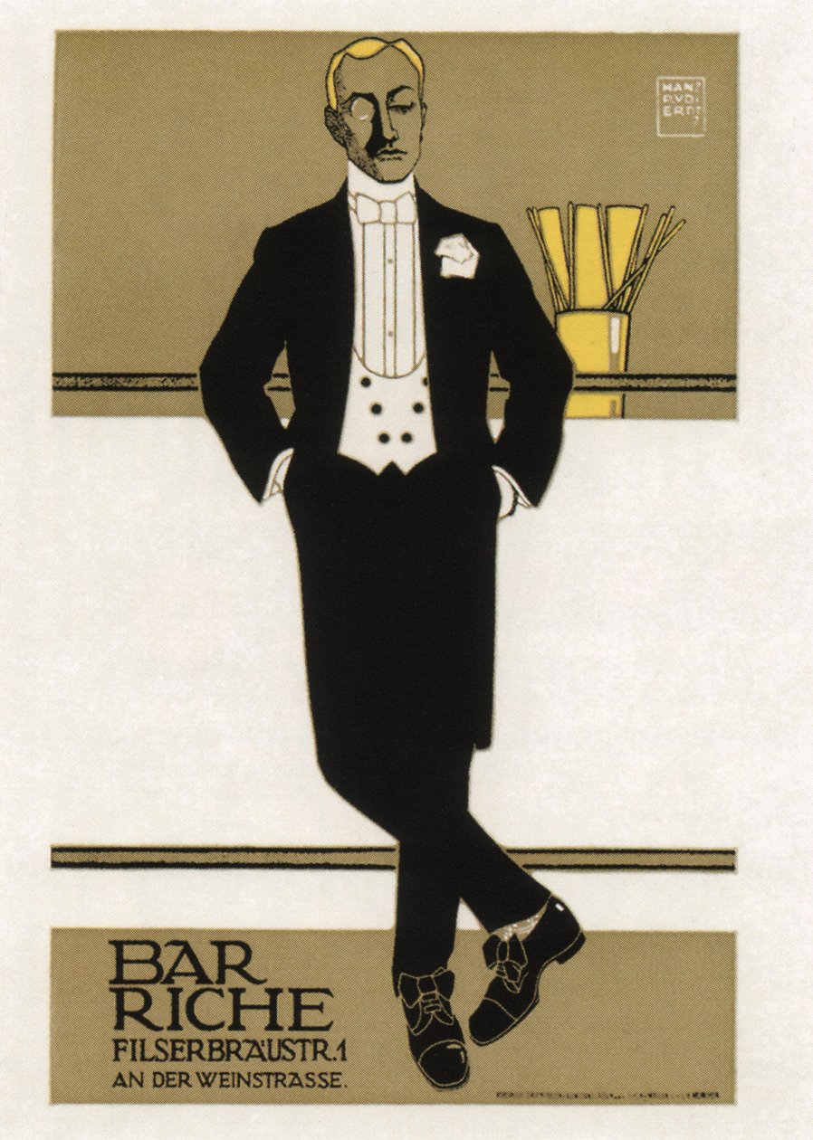 Bar Riche, 1907 da Hans Rudi Erdt