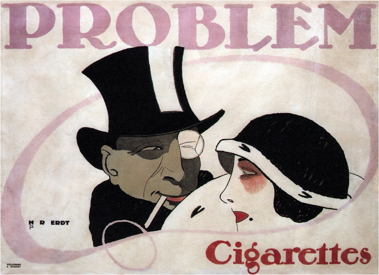 Sigarette Problema, 1912 da Hans Rudi Erdt