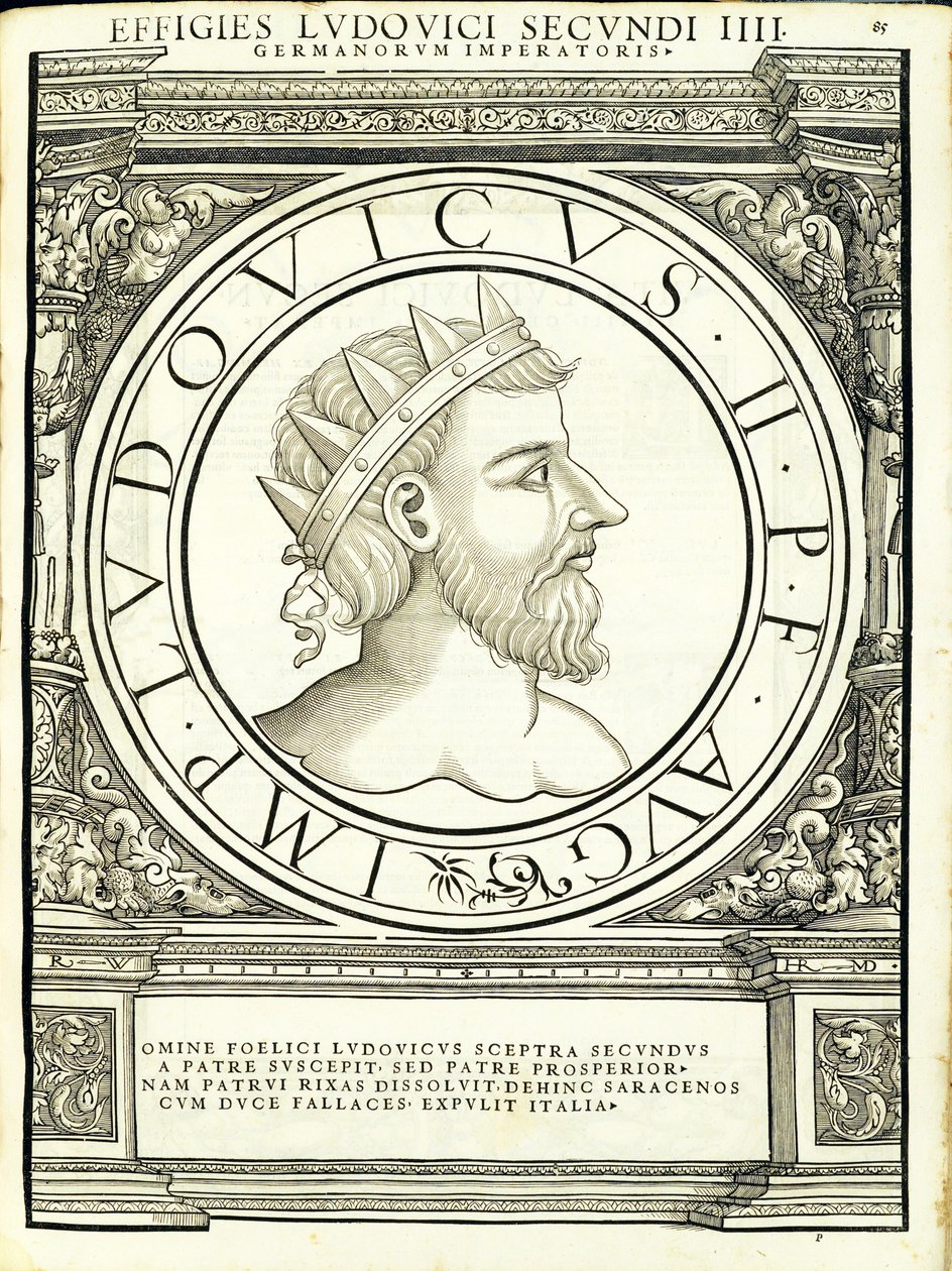 Ludovico II, illustrazione da 