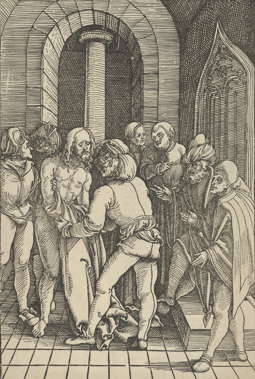 Cristo spogliato, da Speculum passionis domini nostri Ihesu Christi da Hans Schäufelein the Elder