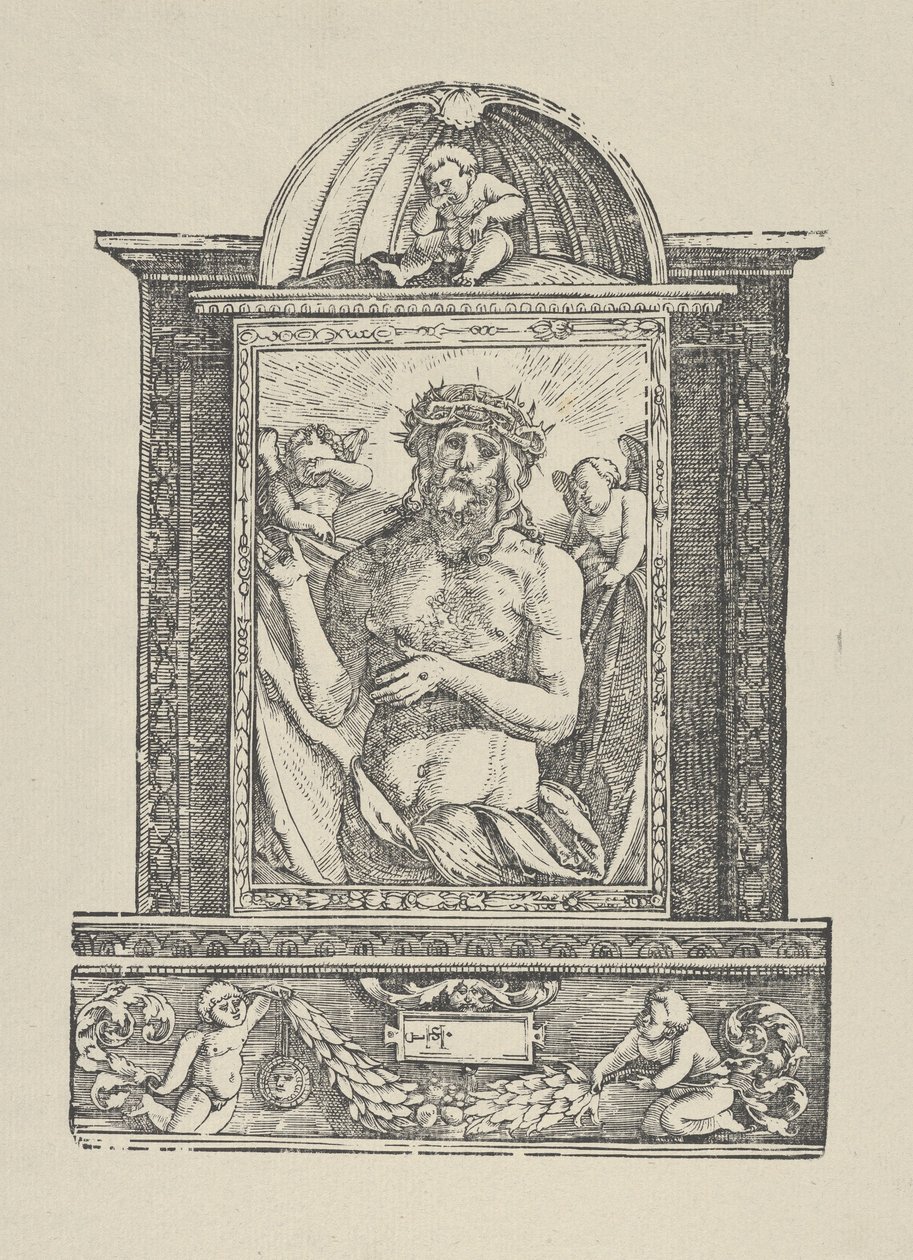 Ecce Homo, Uomo dei dolori da Hans Schäufelein the Elder