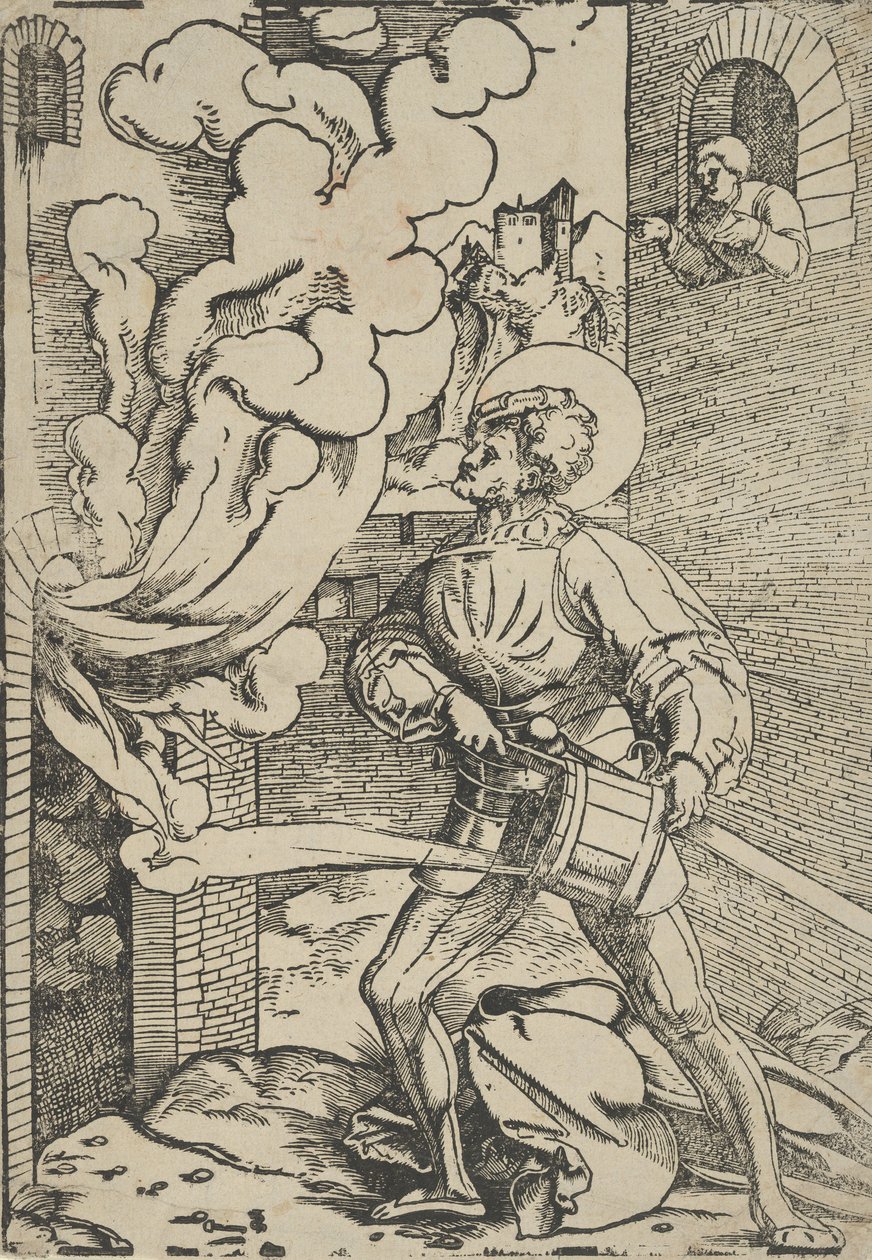 San Floriano (ristampa) da Hans Schäufelein the Elder