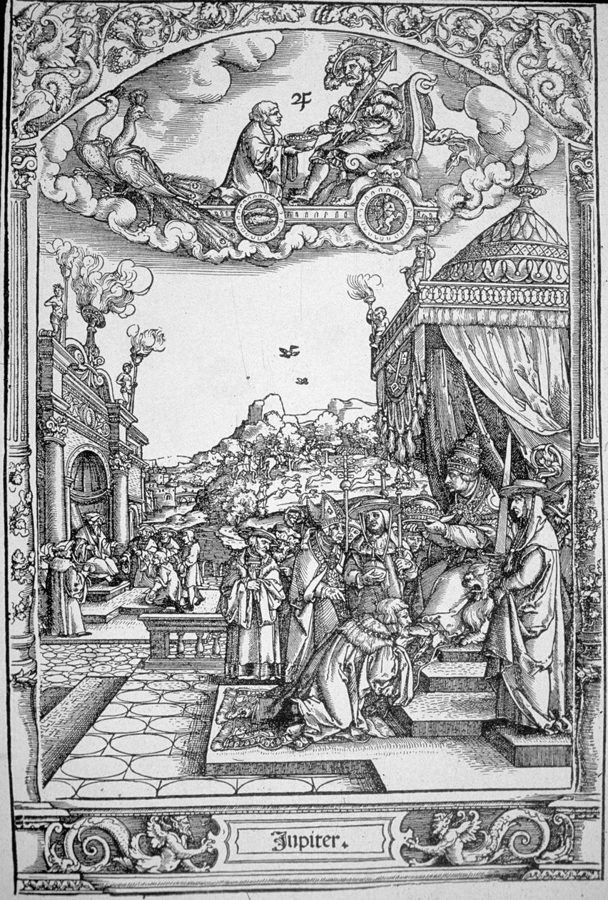Il pianeta Giove da Hans Sebald (School of) Beham