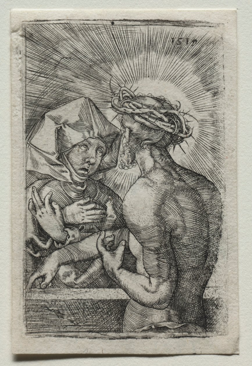 Cristo e la Vergine, 1519 da Hans Sebald Beham