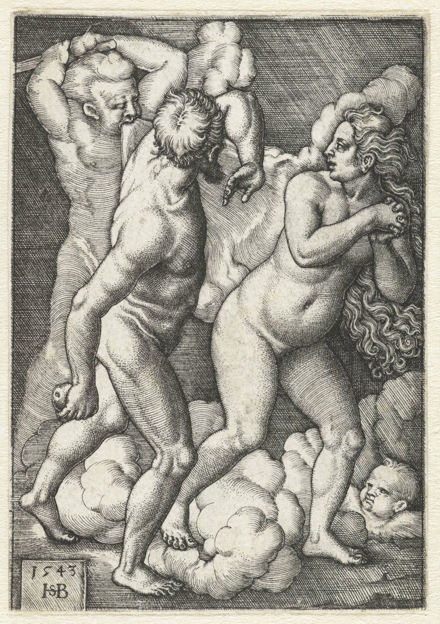 Cacciata dal Paradiso da Hans Sebald Beham