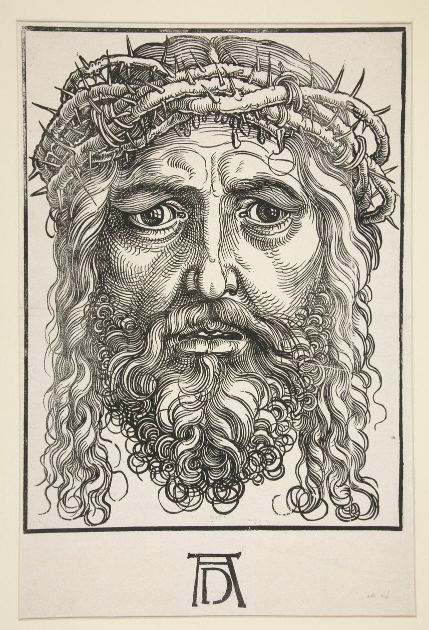 Testa di Cristo coronato di spine da Hans Sebald Beham