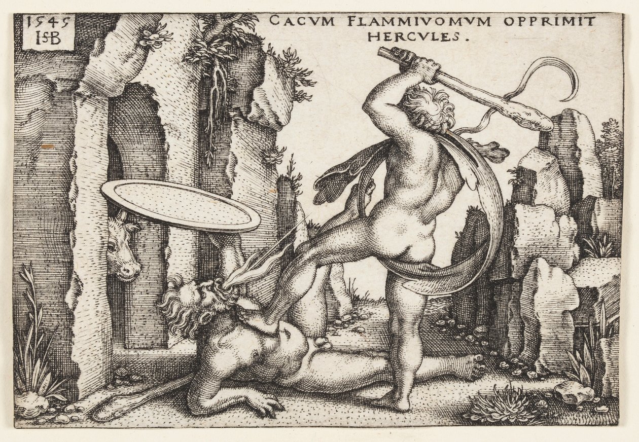 Ercole e Caco da Hans Sebald Beham